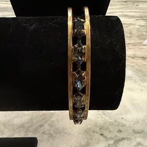Sorrelli Cuff Bracelet with Deep Blue Accents